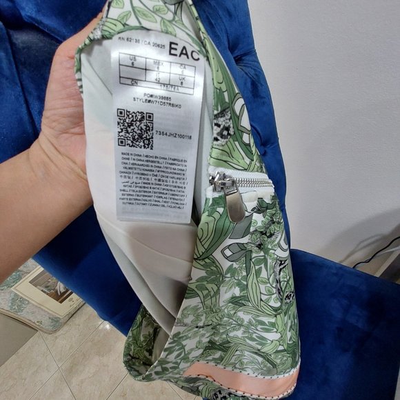 GUESS Womens Snake In The Garden Scuffy Reese Skirt Size 6 Silky Smooth Cute - Picture 8 of 10